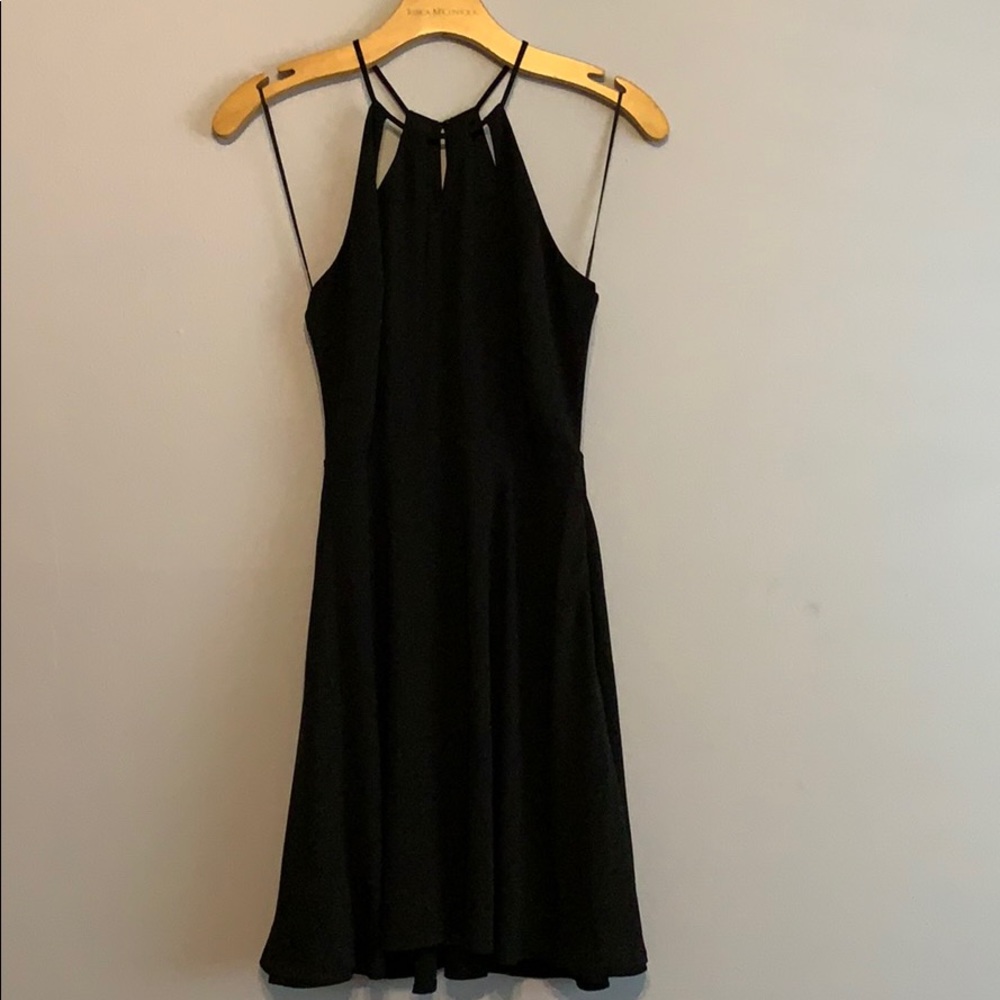 Flirty black dress